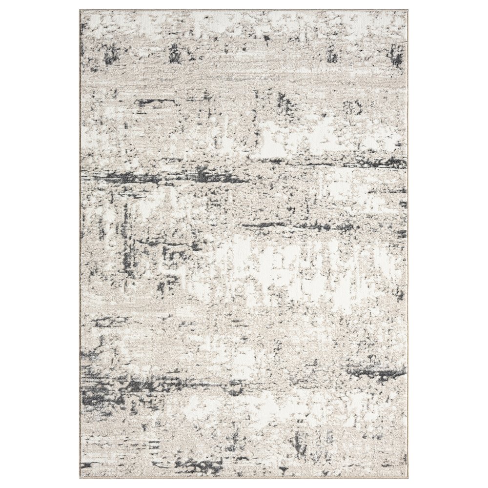 Antalya Durable Performance Area Rug Indoor in Beige/Gray, 7'5" x 9'5". Picture 1