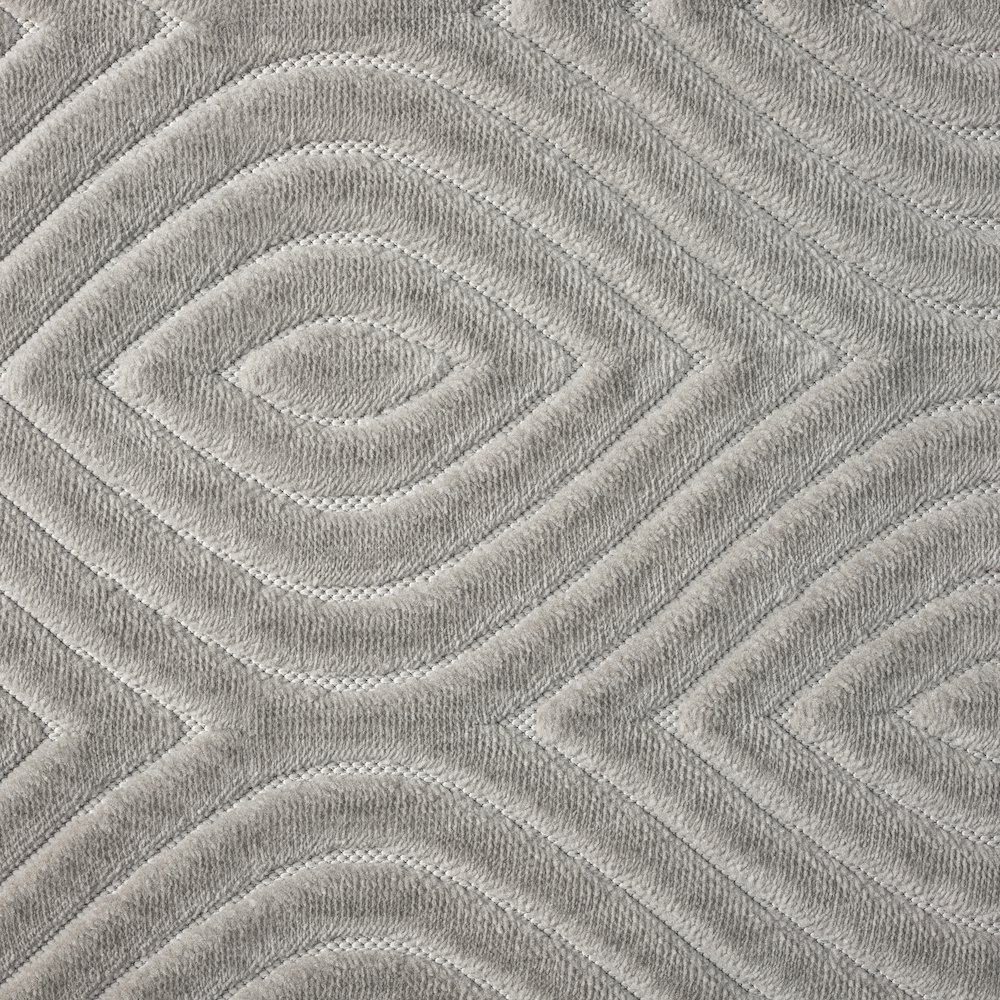 Atlas Durable Performance Area Rug Outdoor in Gray, 7'10" x 9'10". Picture 7