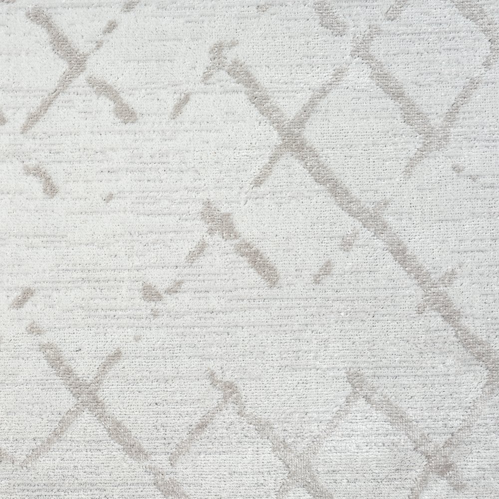 Calgary Durable Performance Area Rug Indoor in Cream/Gray, 7'9" X 9'9". Picture 7