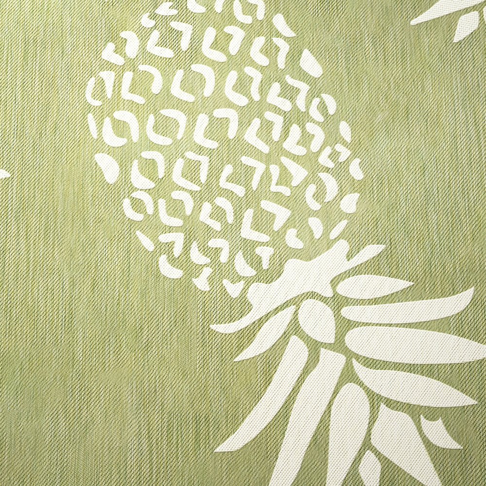 Catalina Durable Performance Area Rug Outdoor in Green/Gray, 7'6" Round. Picture 7