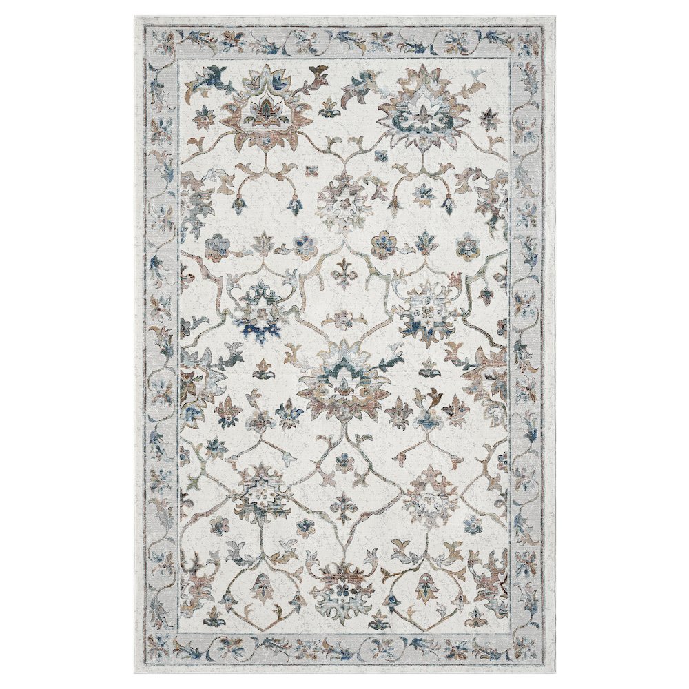 Gala Durable Performance Area Rug Indoor in Ivory/Multicolored, 7'9" x 9'9". Picture 1