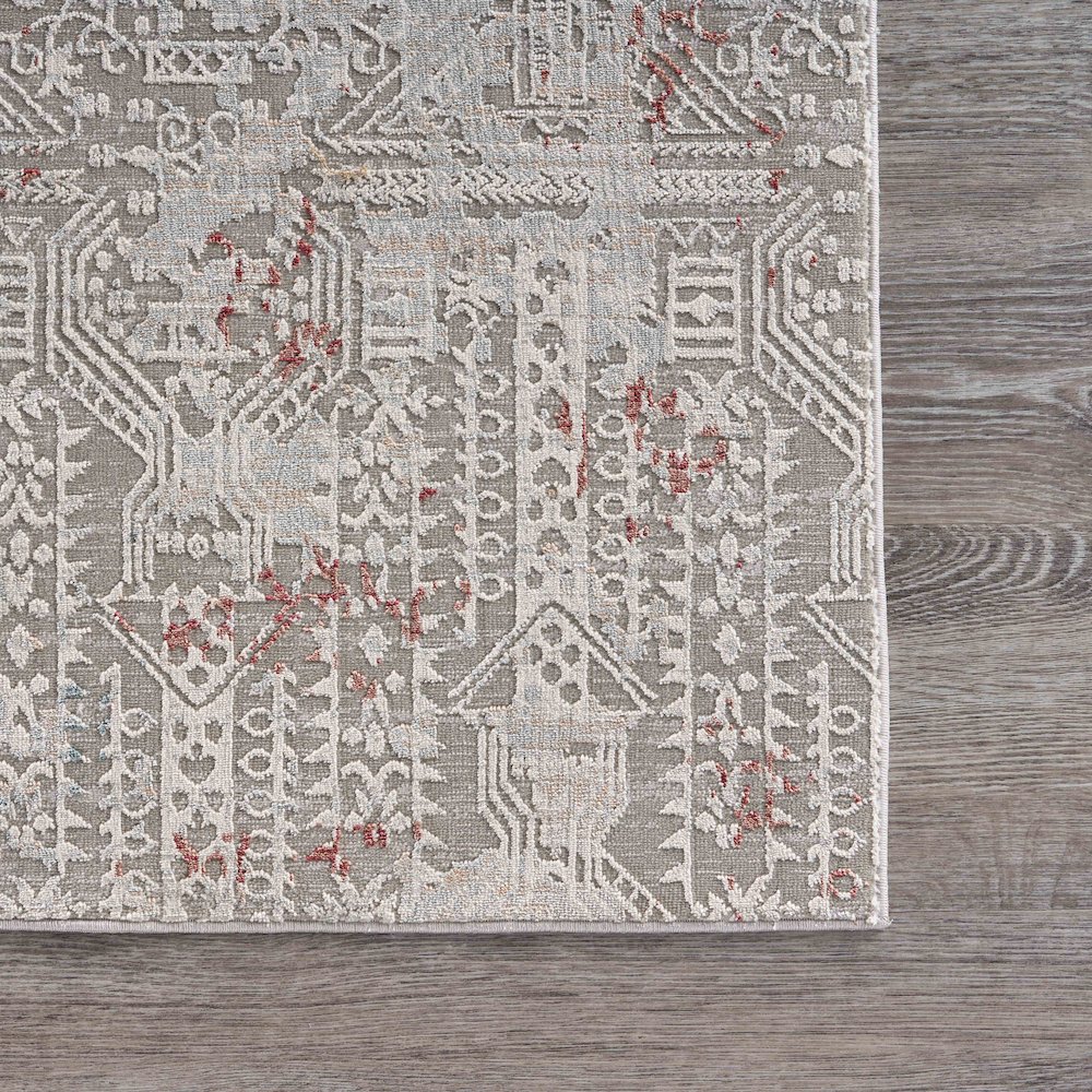 Imagine Durable Performance Area Rug Indoor in Blue/Cream, 7'9" x 10'9". Picture 6
