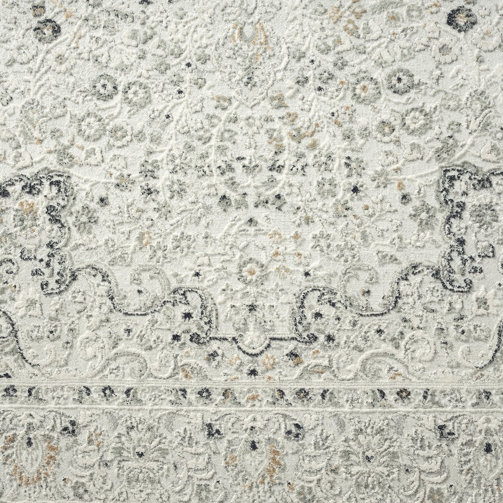 Isabella Performance Blend Area Rug Indoor in Gray, 4' x 6'. Picture 2
