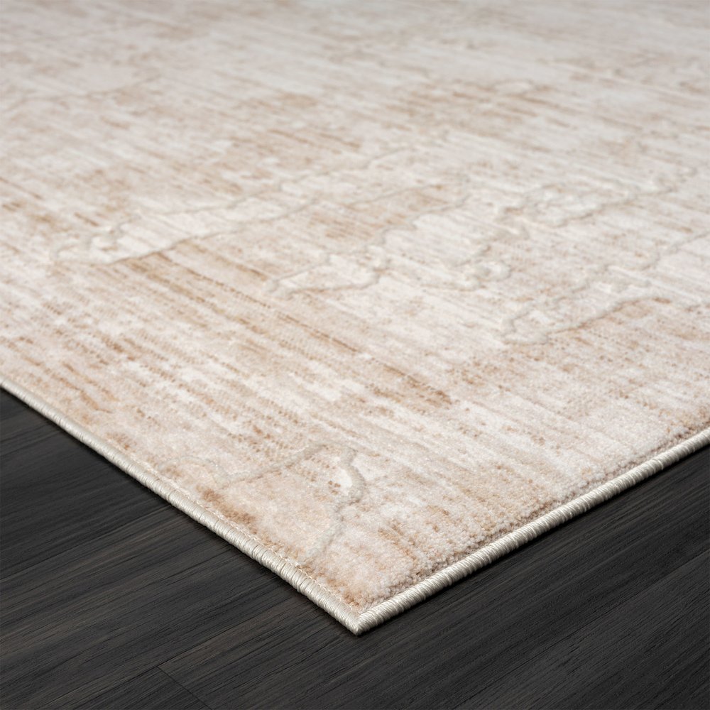 Lancaster Performance Blend Area Rug Indoor in Beige/Cream, 7'9" X 9'9". Picture 3