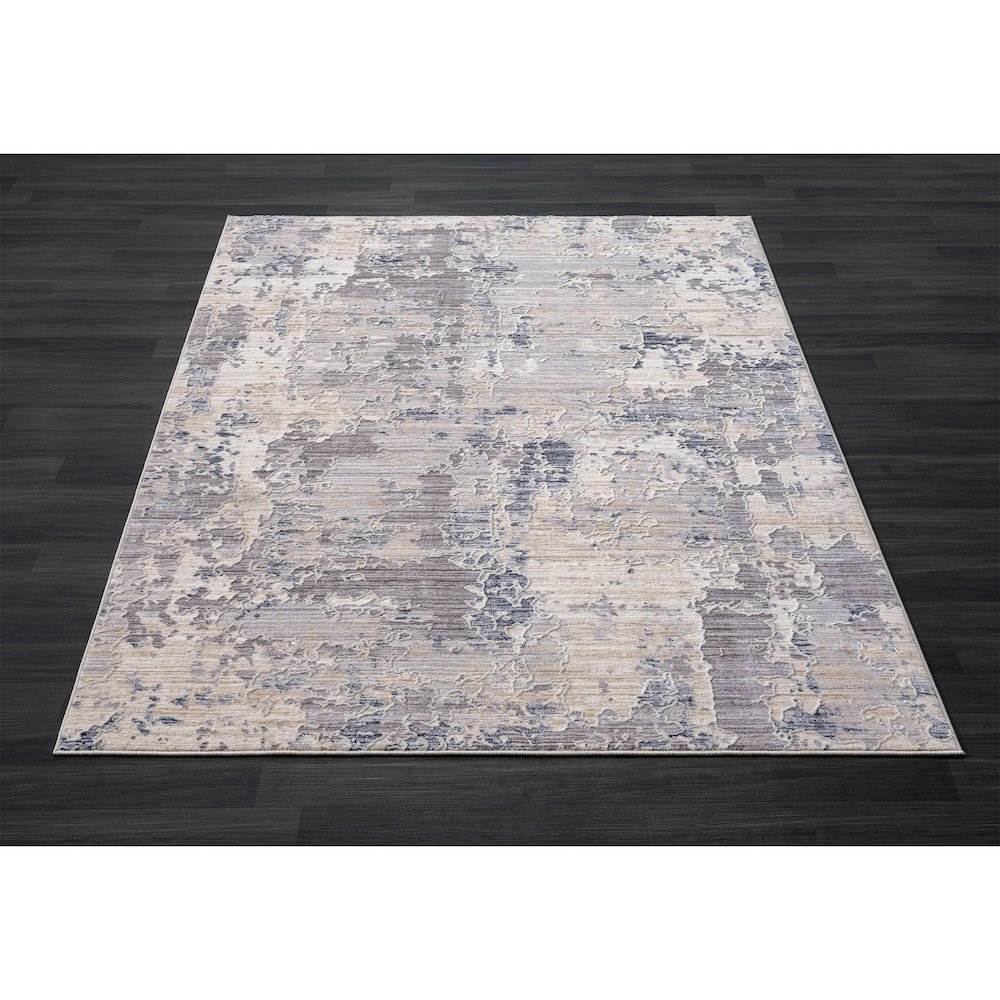 Lancaster Performance Blend Area Rug Indoor in Gray/Blue, 7'9" X 9'9". Picture 8