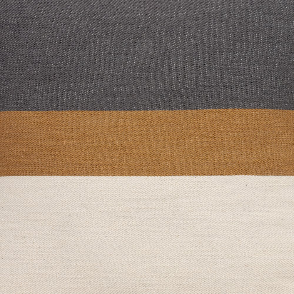 Wilmington Cotton Poly Filled Pillow in Brown/Gray, 24" x 24". Picture 7