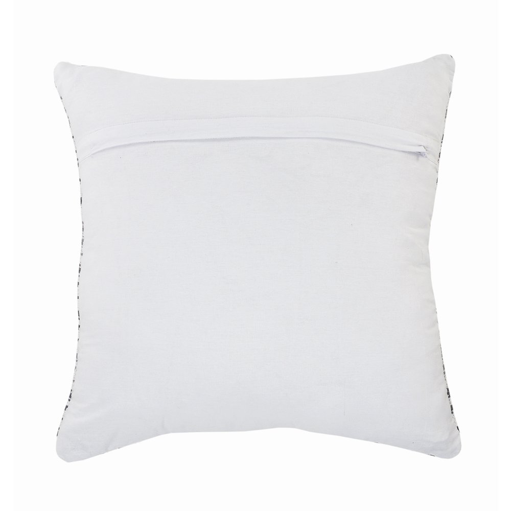 Altair  Cotton Pillow Set of 2 in Blue/Gray, 18" x 18". Picture 5
