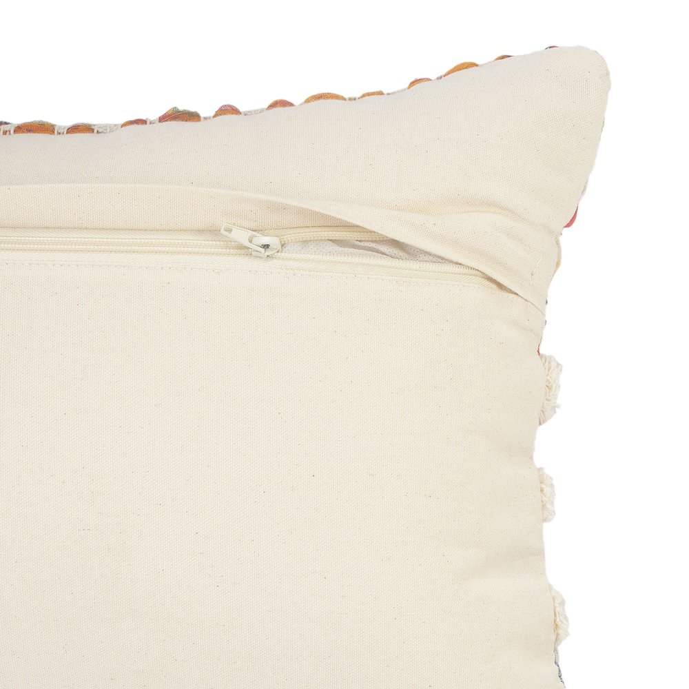 White Chevron Striped Throw Pillow. Picture 3