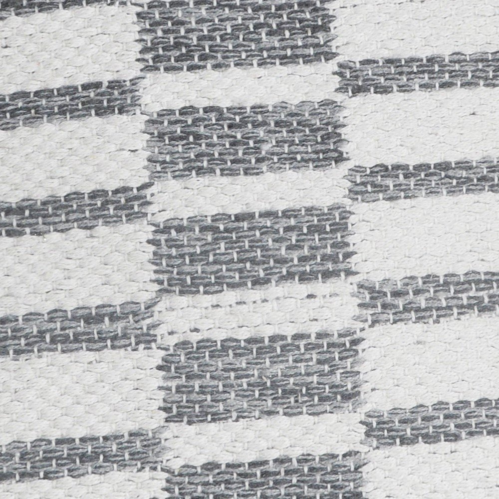 Elemental Cotton Pillow Set of 2 in Gray/White, 18" x 18". Picture 5