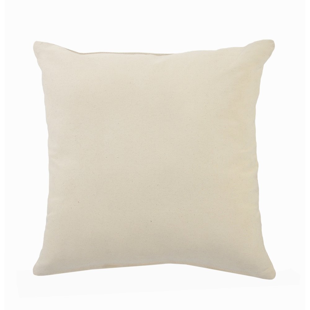 Avant-garde Cotton Pillow Set of 2 in Ivory/Black, 20" x 20". Picture 6