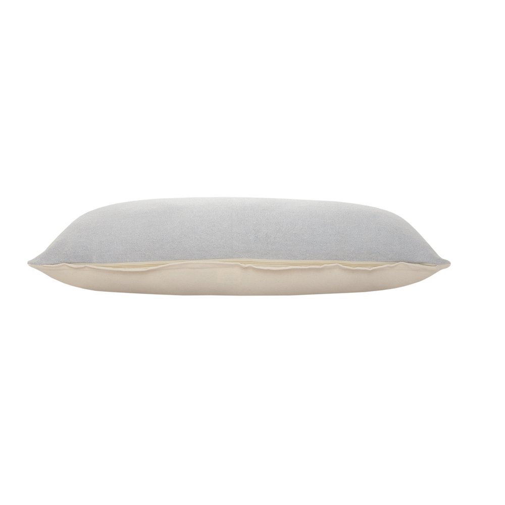 Sundaze Cotton Pillow Set of 2 in Gray, 14" x 36". Picture 4