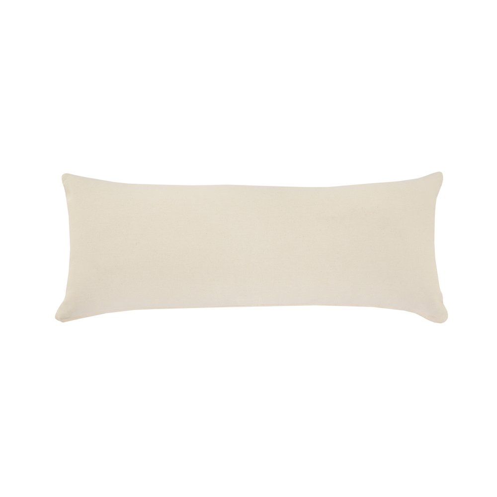 Sundaze Cotton Pillow Set of 2 in Gray, 14" x 36". Picture 7