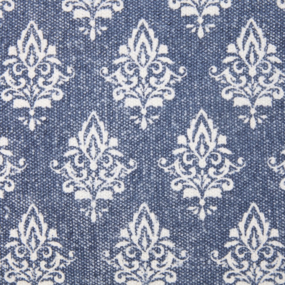 Fantasy Cotton Pillow Set of 2 in Blue/White, 20" x 20". Picture 2