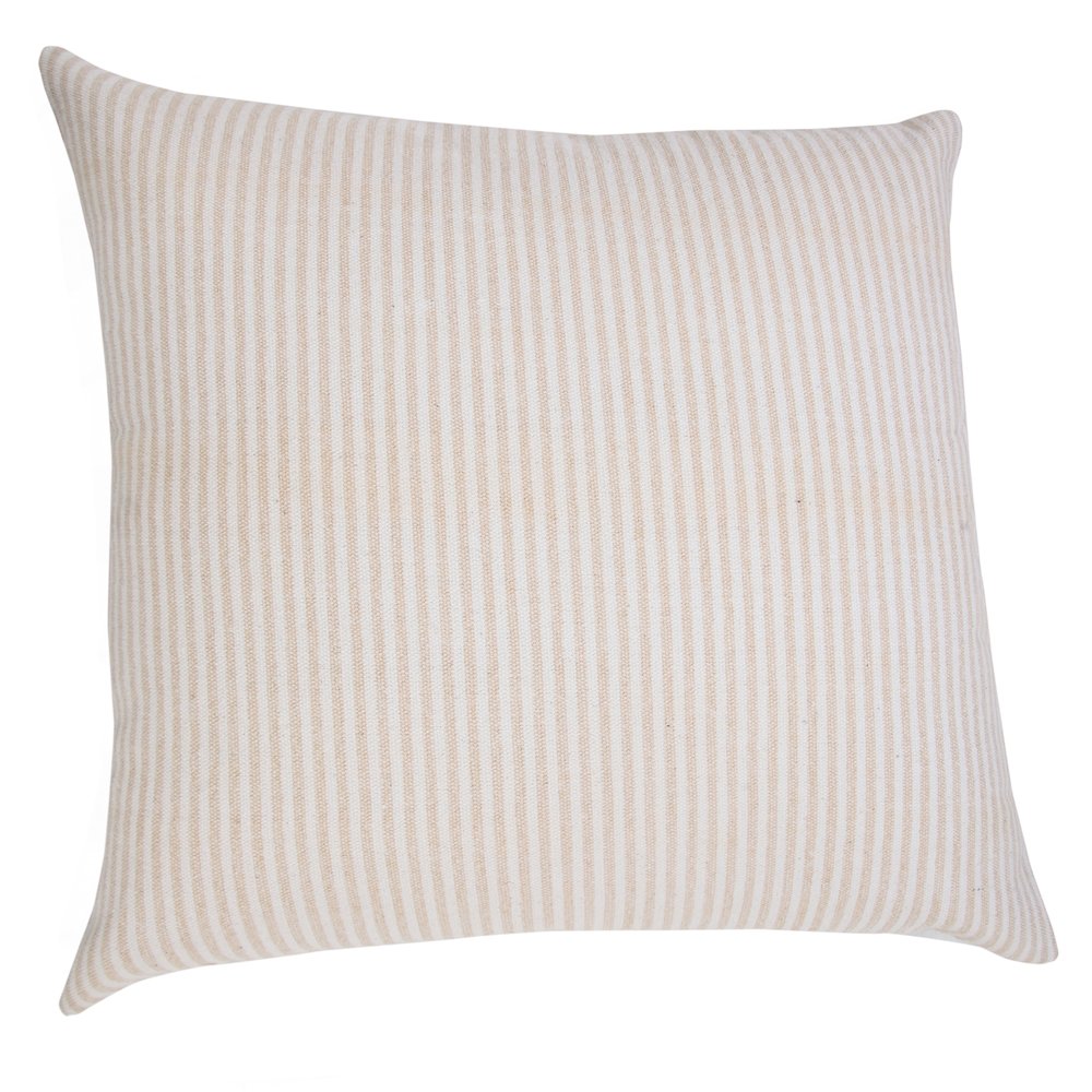 Insignia Cotton Pillow Set of 2 in Beige/White, 20" x 20". Picture 4