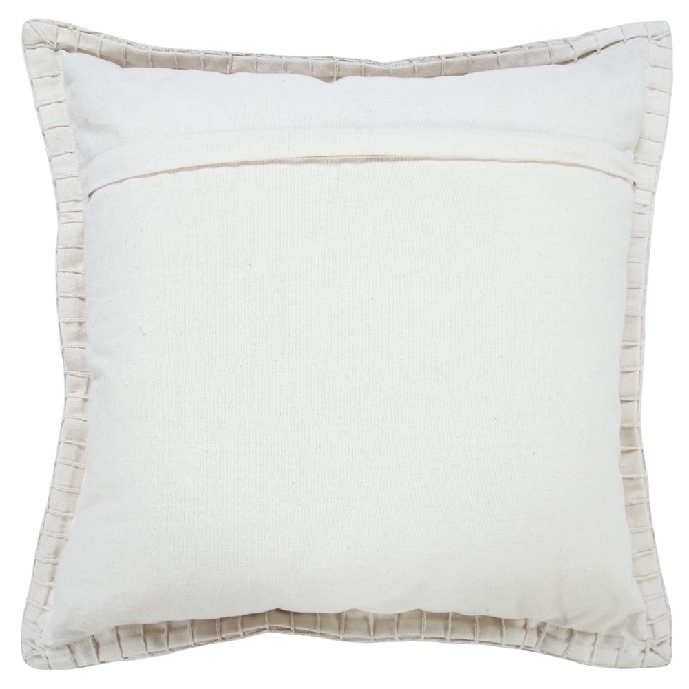 Vital Cotton Pillow Set of 2 in Beige, 20" x 20". Picture 7