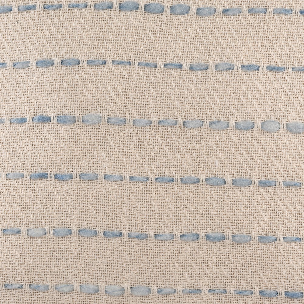 Torrent Cotton Blend Pillow Set of 2 in Blue/Ivory, 20" x 20". Picture 7