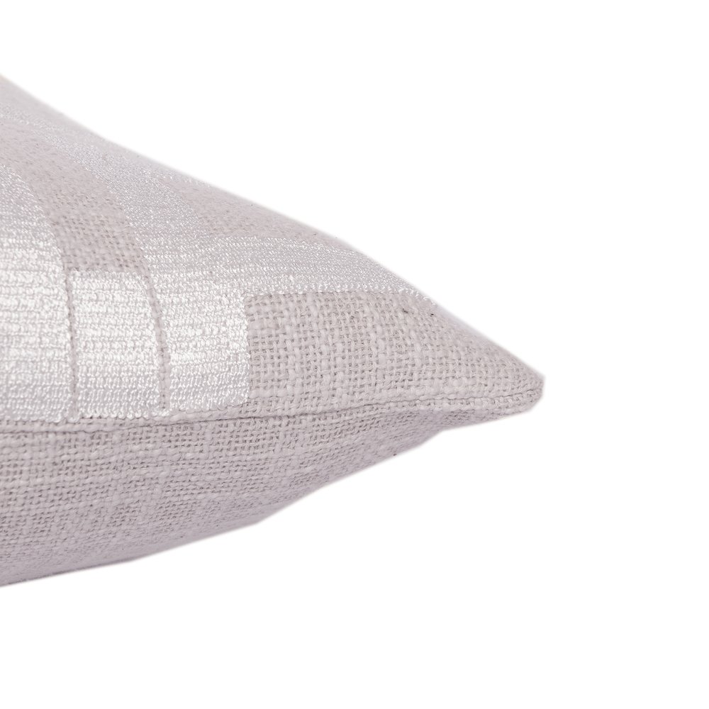 Stacy Garcia  Cotton Blend Poly Filled Pillow in Ivory, 20" x 20". Picture 5