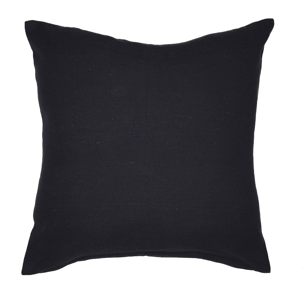 Stacy Garcia  Cotton Blend Poly Filled Pillow in Black/Beige, 20" x 20". Picture 6
