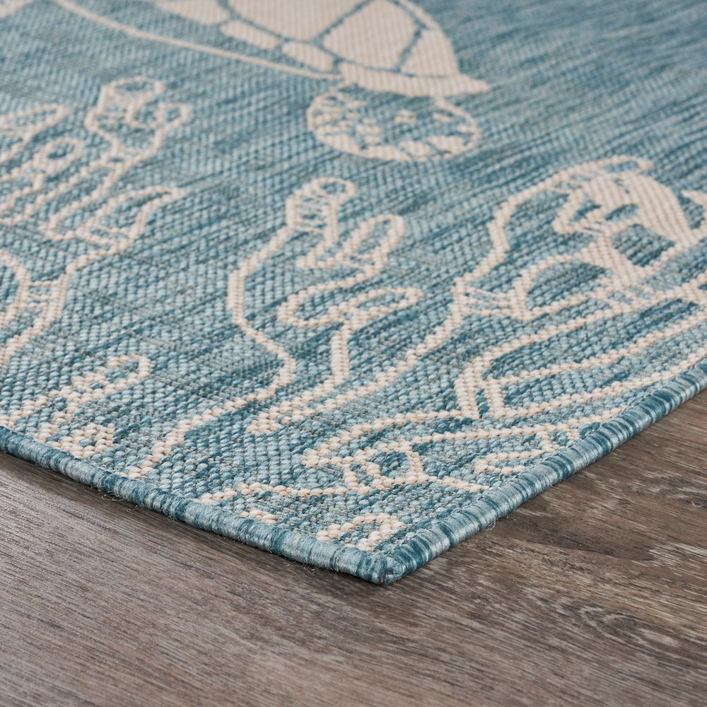 Tropical Turtle Reef Indoor Outdoor Rug. Picture 2