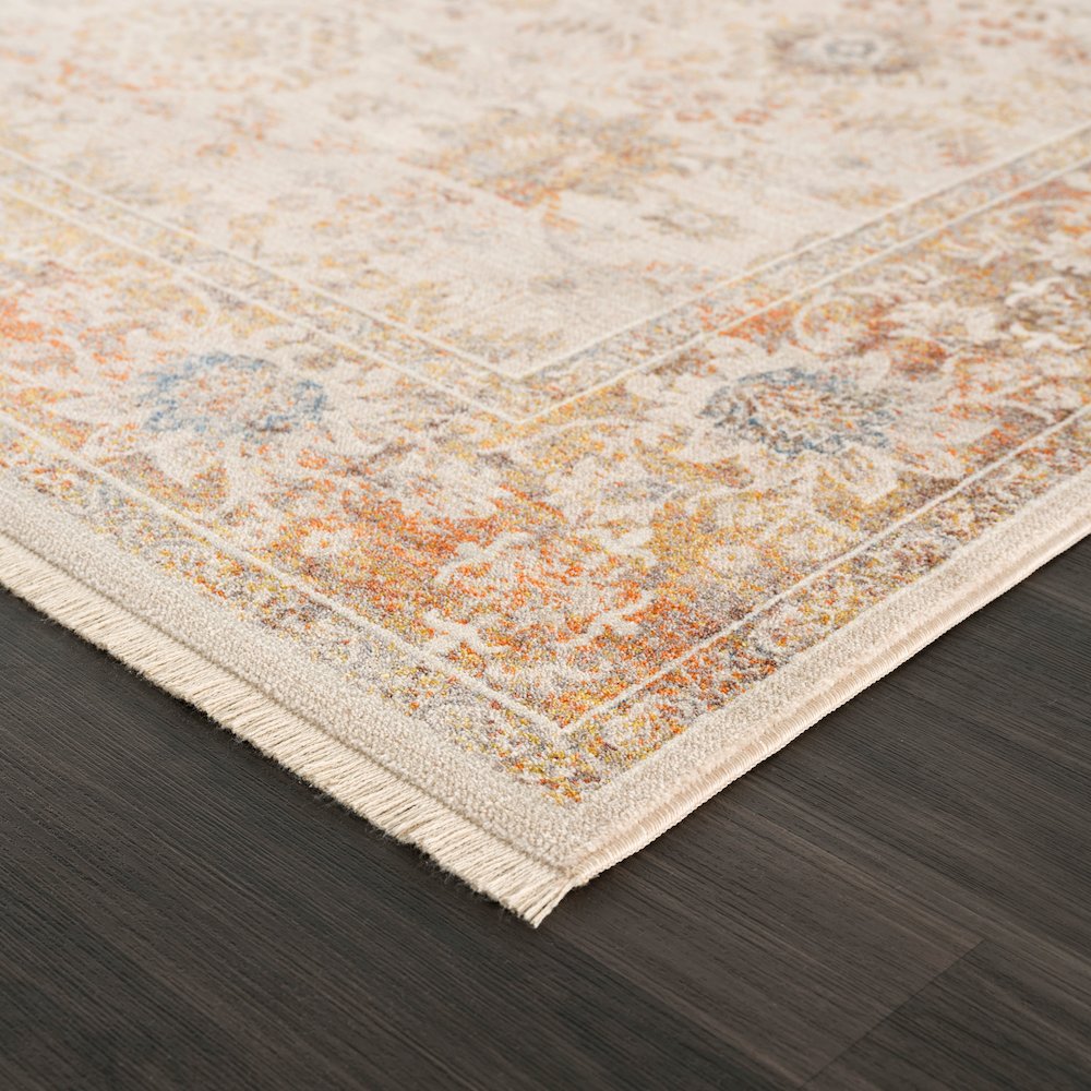 Holi Durable Performance Area Rug Indoor in Ivory/Beige, 5' x 8'. Picture 3