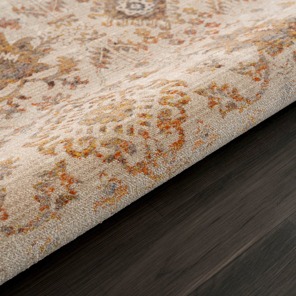 Holi Durable Performance Area Rug Indoor in Ivory/Beige, 5' x 8'. Picture 4