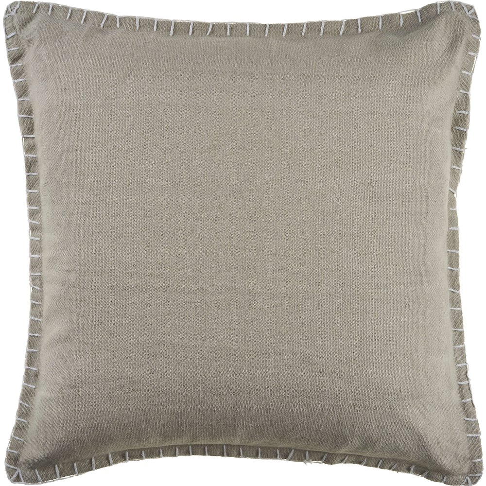 Vital  Cotton Pillow Set of 2 in Brown, 24" x 24". Picture 4