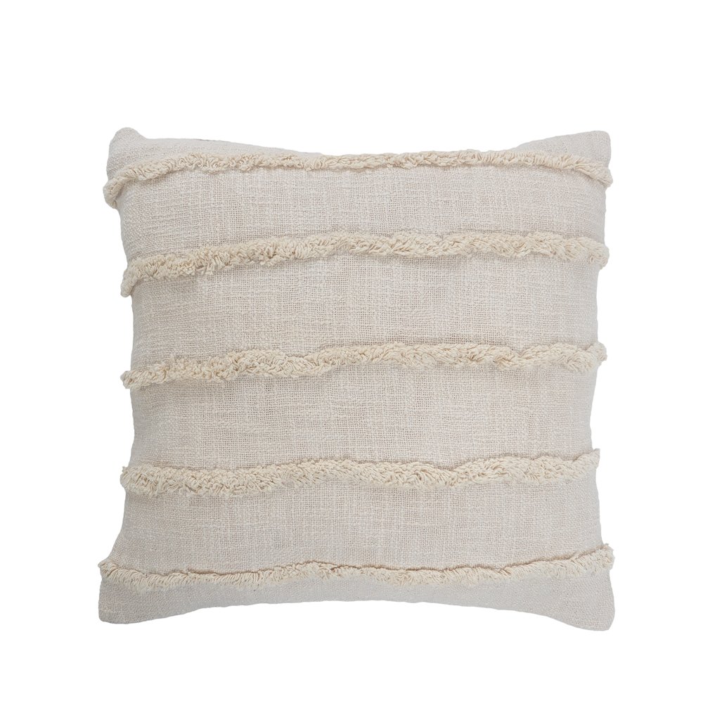 Birch Overtufted Solid Throw Pillow. Picture 1