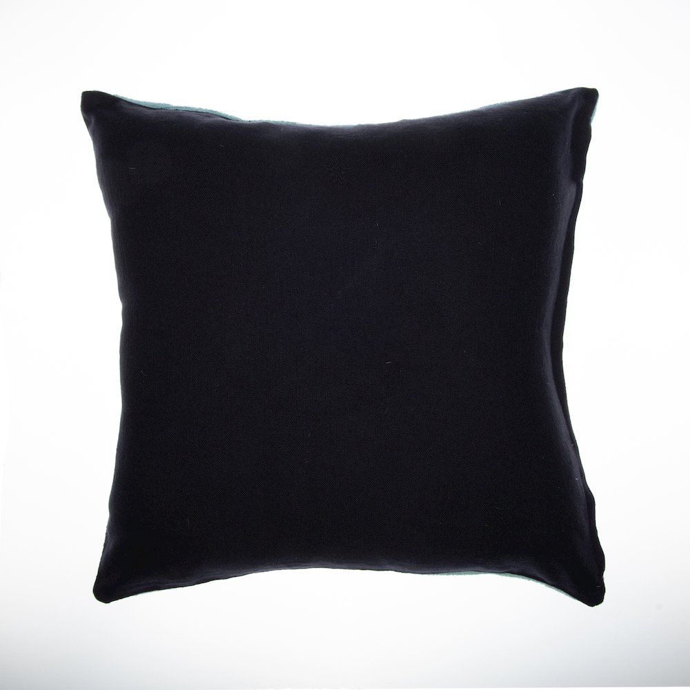 Stacy Garcia  Cotton Poly Filled Pillow in Blue/Ivory, 24" x 24". Picture 6