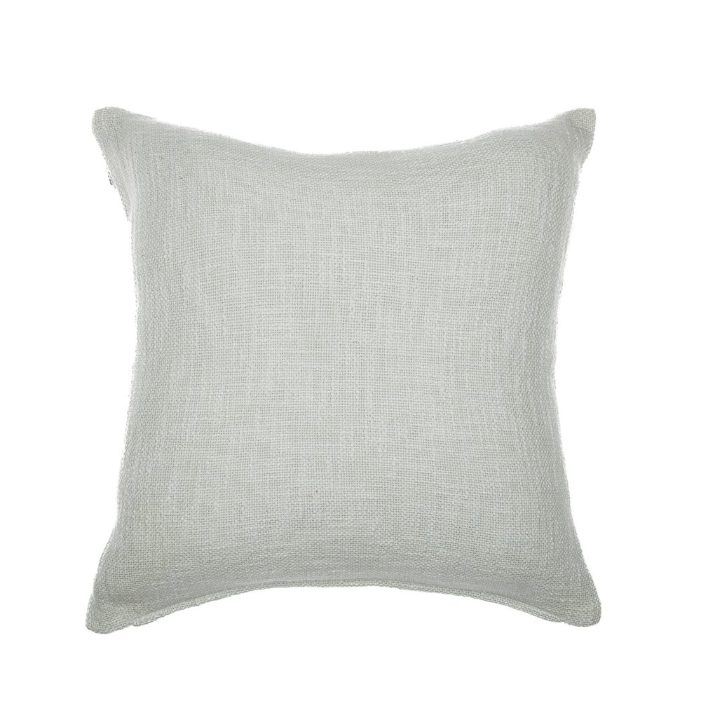 Stacy Garcia  Cotton Blend Poly Filled Pillow in Blue/Ivory, 24" x 24". Picture 6