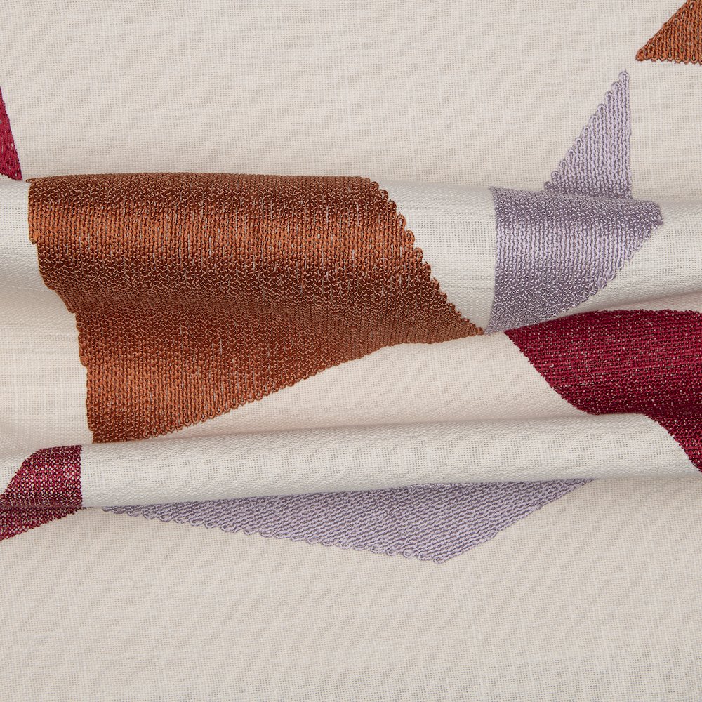 Stacy Garcia  Cotton Blend Poly Filled Pillow in Ivory/Multicolored, 24" x 24". Picture 4