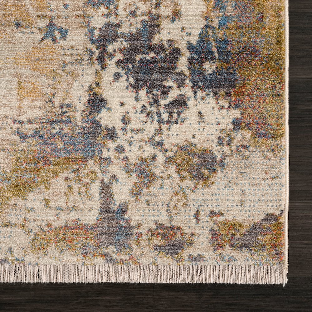 Holi Durable Performance Area Rug Indoor in Gray/Ivory, 7'9" x 10'. Picture 6
