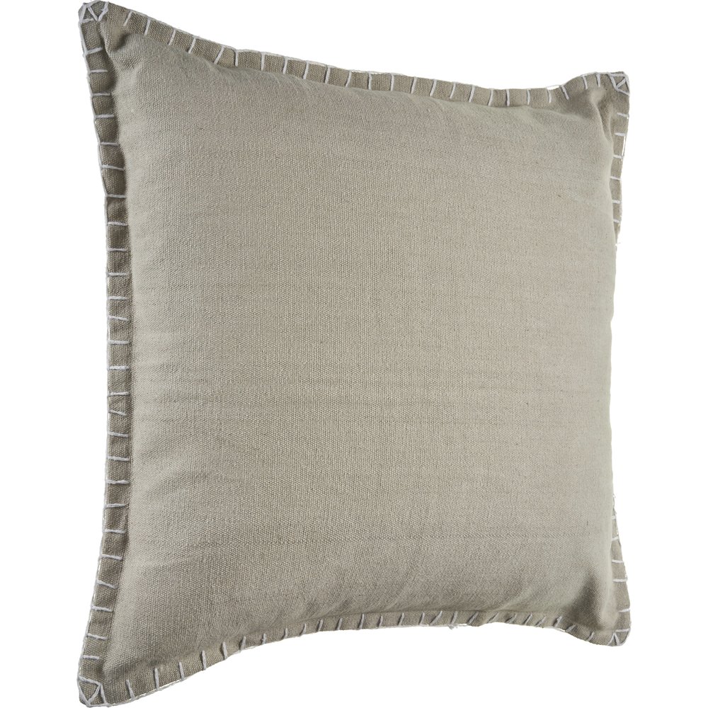 Vital  Cotton Pillow Set of 2 in Brown, 24" x 24". Picture 7