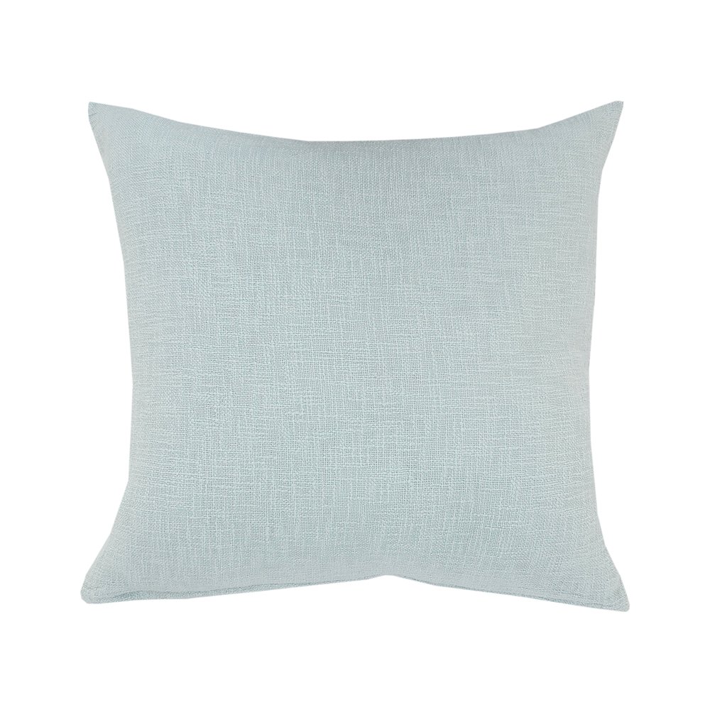 Reese Cotton Pillow Set of 2 in Blue, 18" x 18". Picture 9