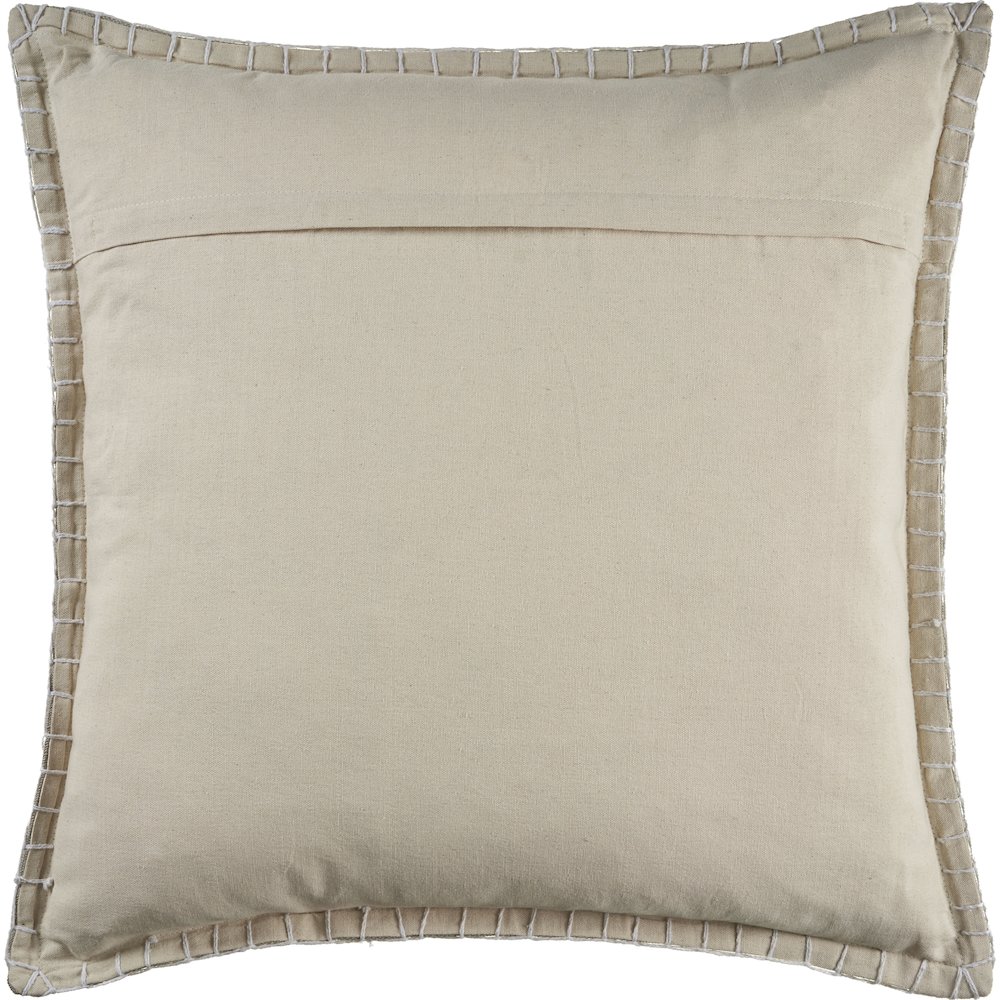Vital  Cotton Pillow Set of 2 in Brown, 24" x 24". Picture 5