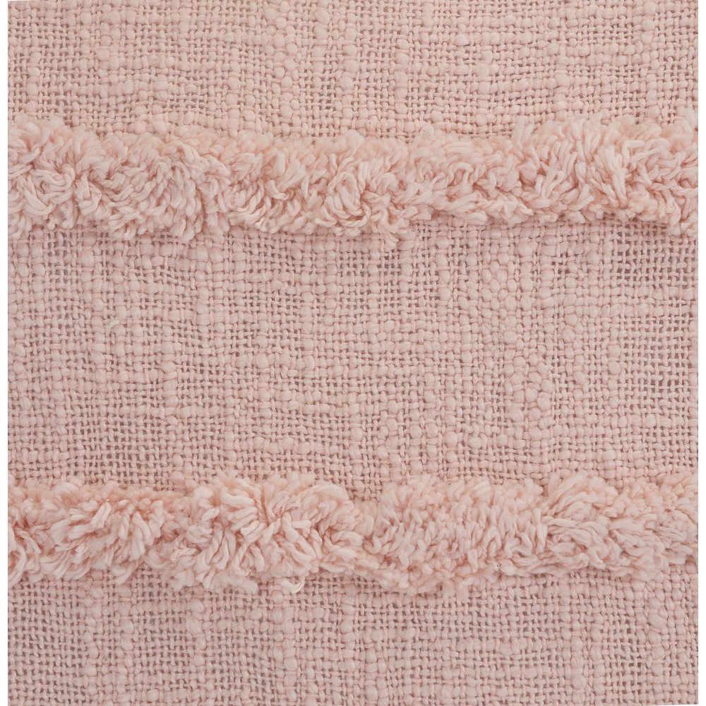 Rory Cotton Pillow Set of 4 in Pink, 20" x 20". Picture 3