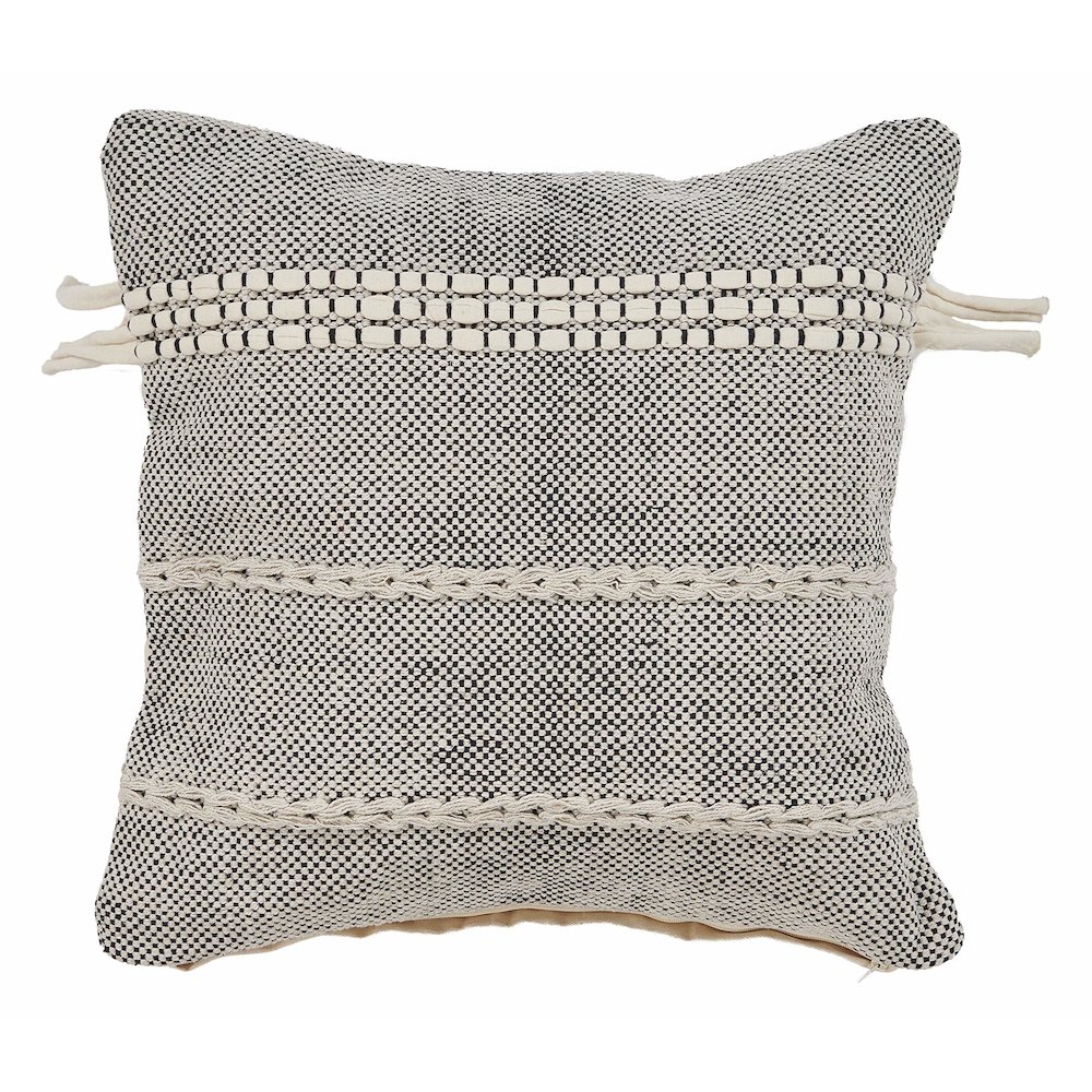 Handwoven Cottage Throw Pillow. Picture 1