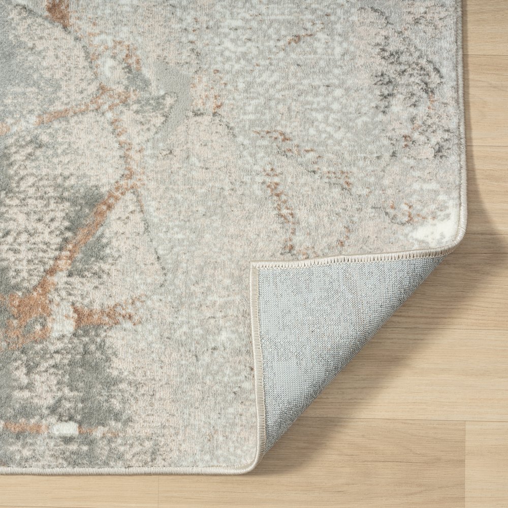 Antalya Durable Performance Area Rug Indoor in Beige/Gray, 7'5" x 9'5". Picture 6