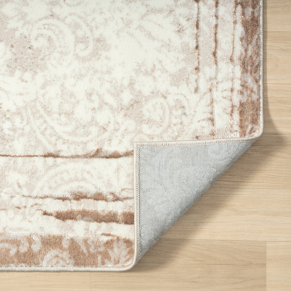 Antalya Durable Performance Area Rug Indoor in Beige/Cream, 2'2" x 3'. Picture 6