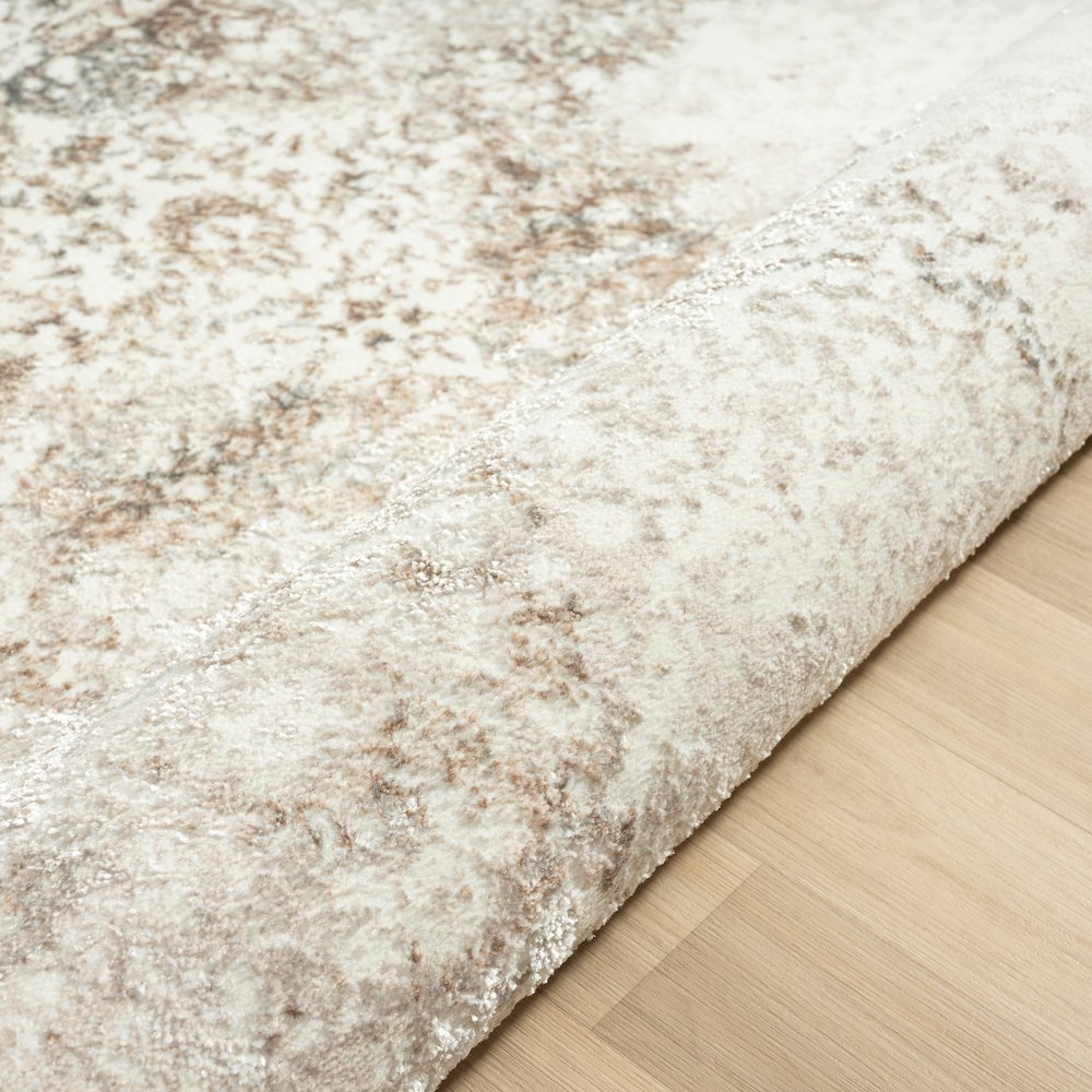 Antalya Durable Performance Area Rug Indoor in Beige/Cream, 7'5" x 9'5". Picture 3