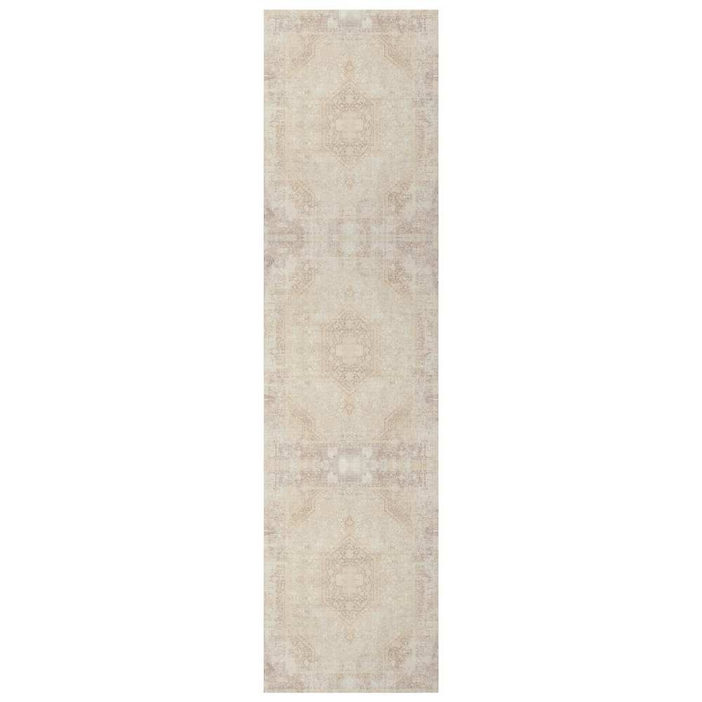 Aria Durable Performance Area Rug Indoor in Beige, 2'8" x 3'10". Picture 1