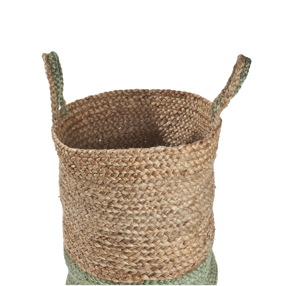 Baskets Jute Indoor Basket in Tan, 17" x 17" x 15". Picture 4