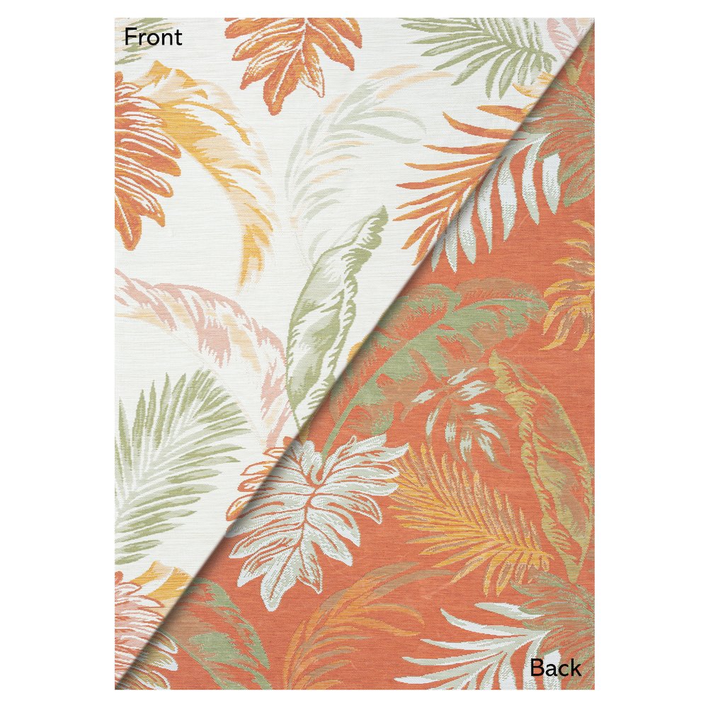 Belize Durable Performance Area Rug Outdoor in Ivory/Multicolored, 2' x 8'. Picture 10