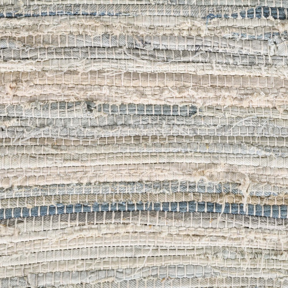 Accent Bench White Wash Finish in Cream/Multicolored, 50" L x 16.5" W x 18" H. Picture 5