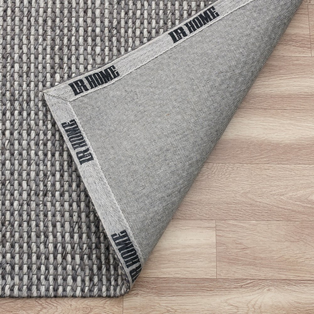 Bergen Wool Blend Area Rug Indoor in Gray/Silver, 2' x 3'. Picture 5