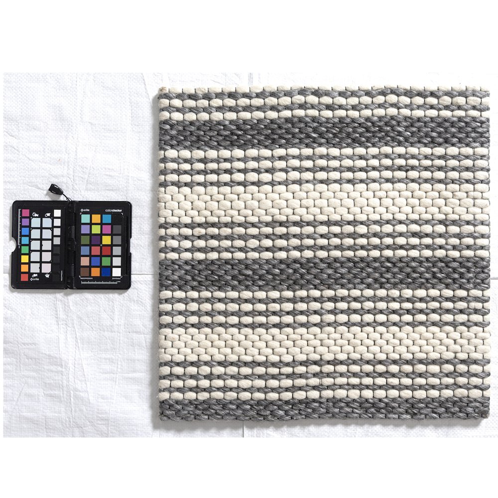 Bergen Wool Blend Area Rug Indoor in Gray/Ivory, 5' x 7'9". Picture 7