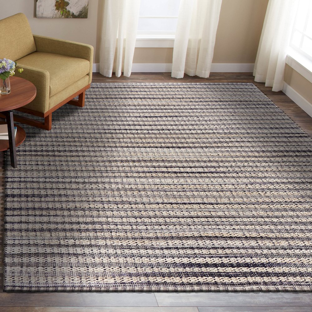 Bleached Naturals Jute Blend Area Rug Indoor in Gray/Ivory, 7'9" x 9'9". Picture 8