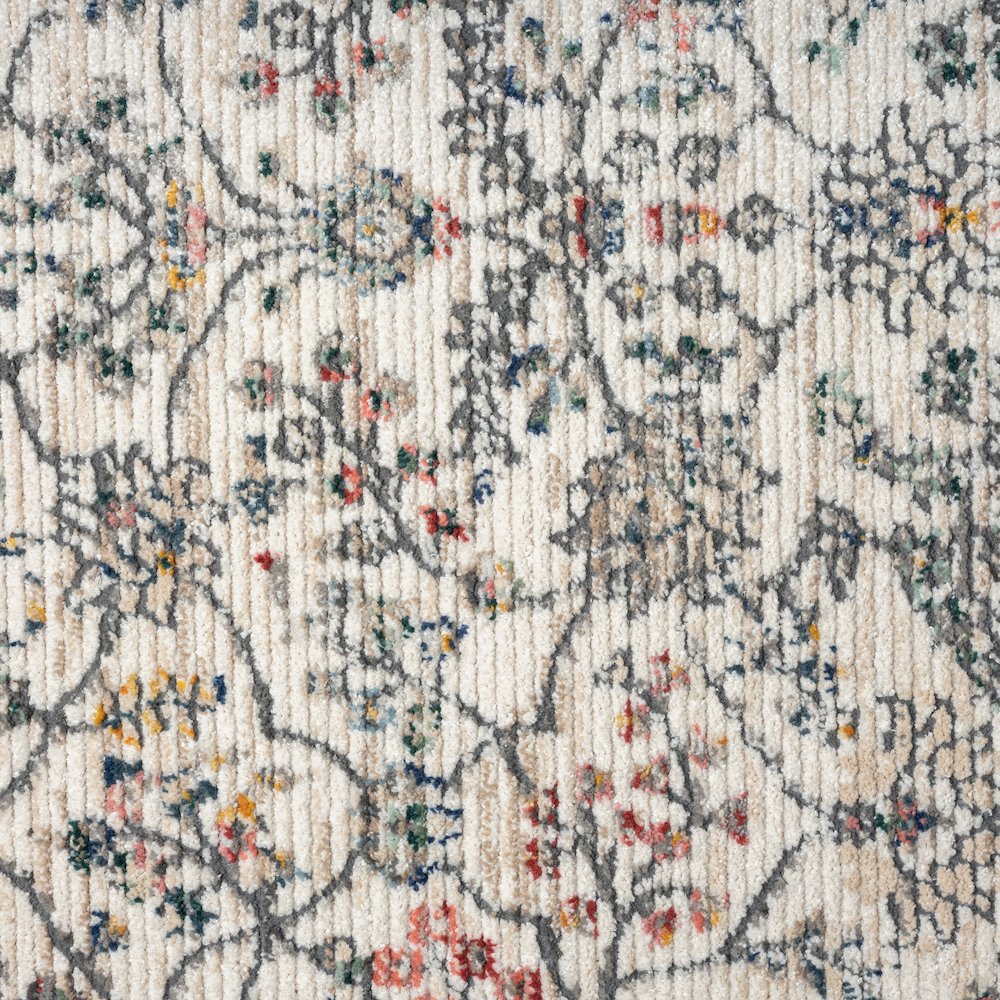 Bristol Performance Blend Area Rug Indoor in Ivory/Multicolored, 5' x 7'. Picture 7