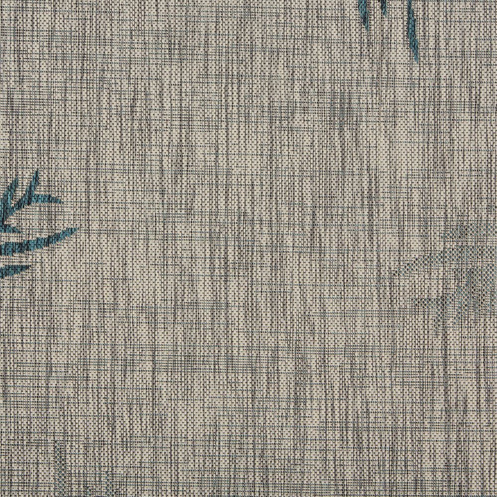 Captiva Durable Performance Area Rug Outdoor in Blue/Gray, 5' x 7'. Picture 2