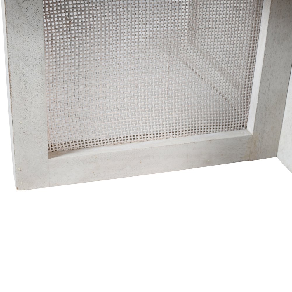Wyeth Coffee Table White Wash Finish in White, 36" Diameter x 18" H. Picture 6