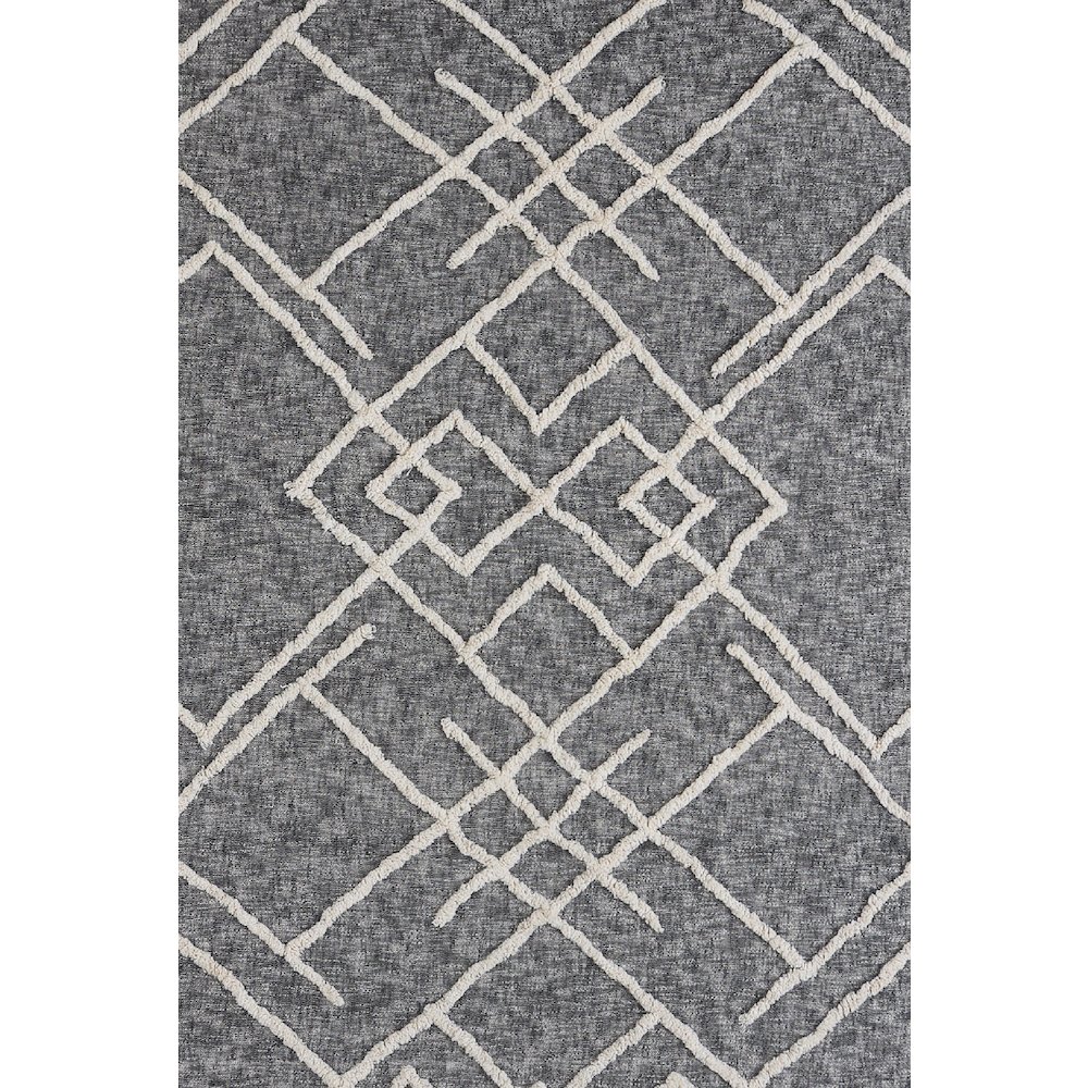 Coverlet Cotton in Black/Ivory 68” x 90”. Picture 5